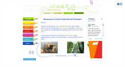 Desktop Screenshot of ecole-profondsart.be
